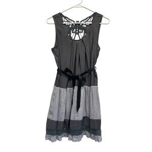 YA Los Angeles Butterfly Back Cutout Dress M Fairygrunge Cottagecore Goth Y2K